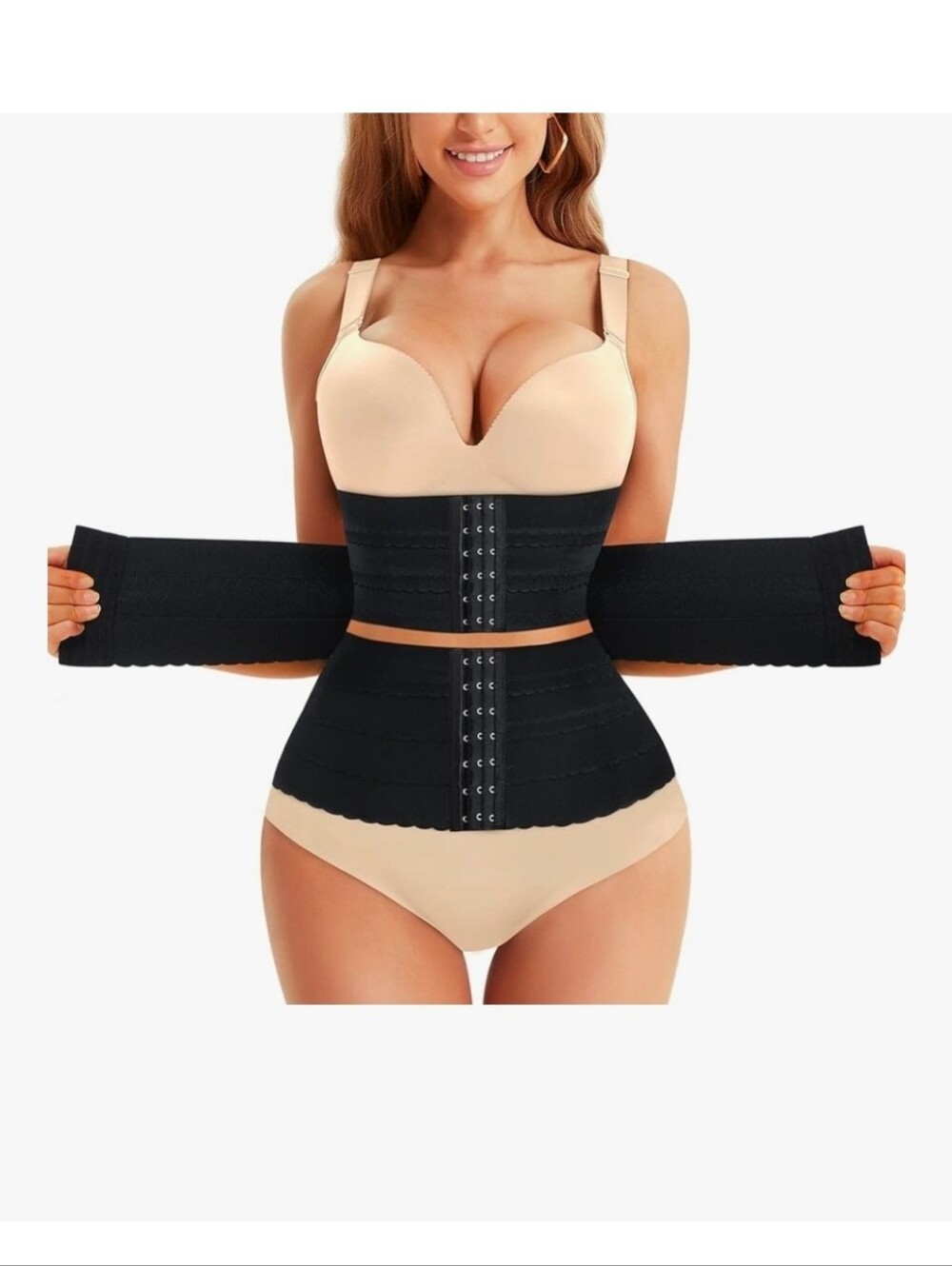 Stretch Black Elastic Waist Trainer